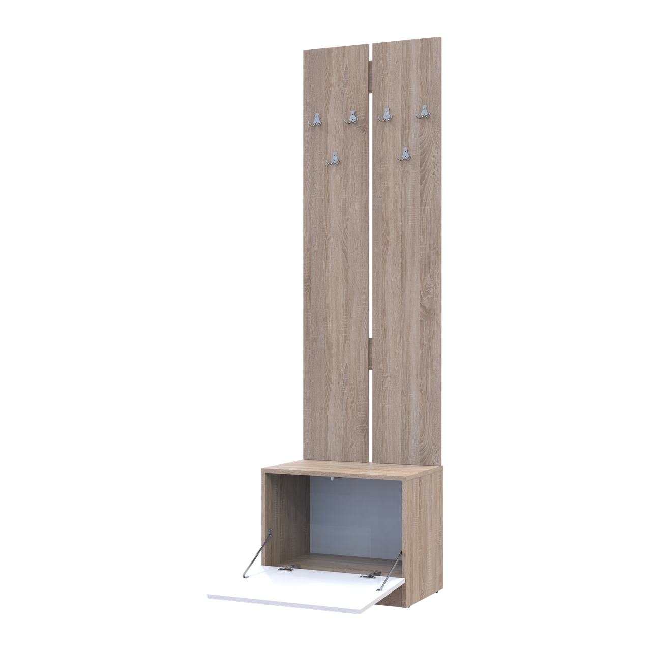 Вішалка з тумбою Doros Сола Дуб сонома ДСП 60х40х215 (44900346) 5