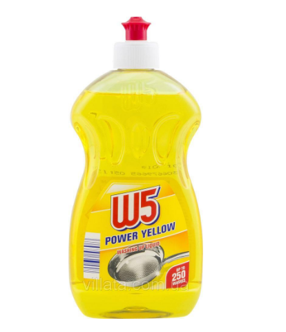 

Средство для мытья посуды W5 Citron 500 ml