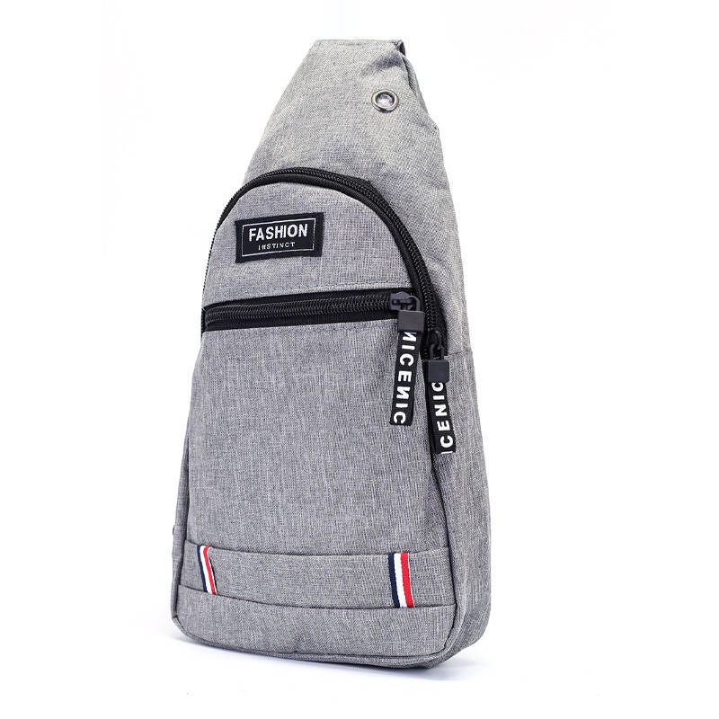 

Мужская сумка Lesko TT-8012-2 Gray через плечо месенджер, Серый