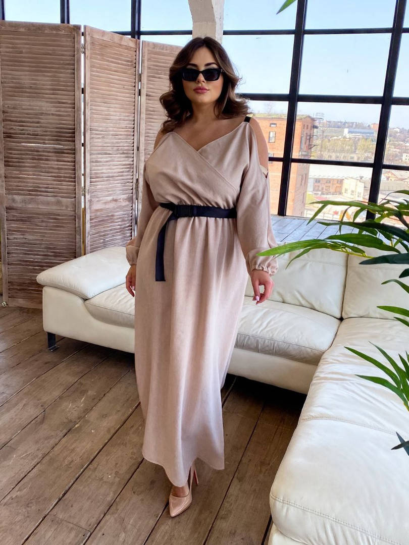 

Женское Летнее Платье в пол Батал