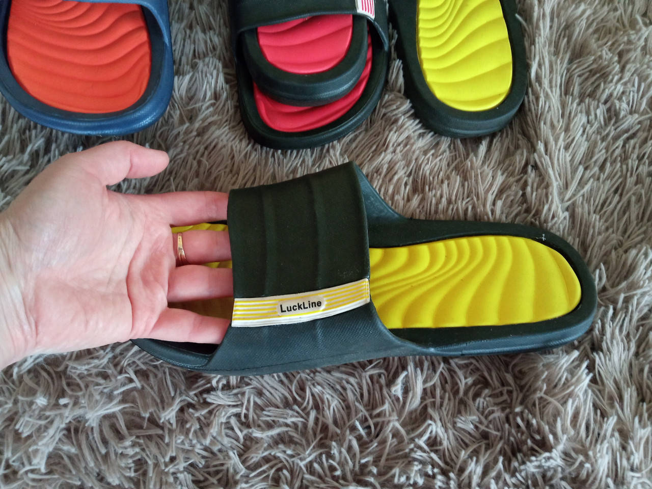 

Шлепки мужские пенка р, 46, Желтый