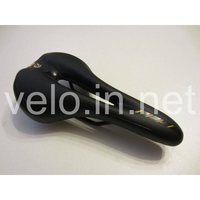 

СЕДЛО MTB 280*150мм YF-1060 с жолтой вставкой