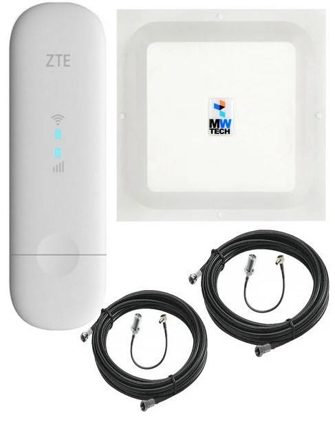 

Комплект 4G USB Wi-Fi роутер ZTE MF79U + Антенна MIMO 2x17 dBi + 2x10 м кабеля с переходниками
