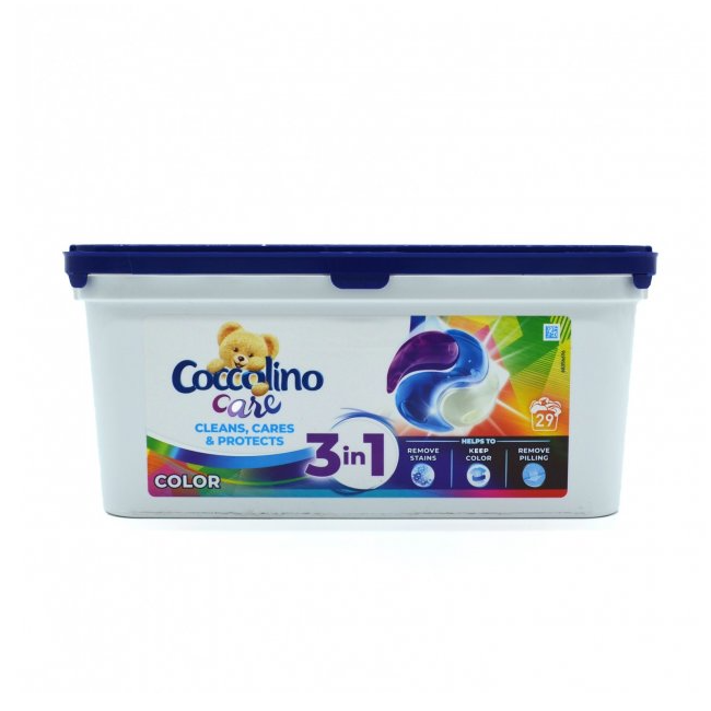 

Гель капсулы таблетки Коколино для цветного Coccolino Color 3in1 29 штук (Нидерланды)