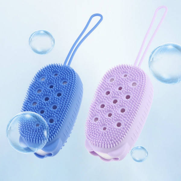 

Двухсторонняя силиконовая мочалка для тела Bath Brush с губкой