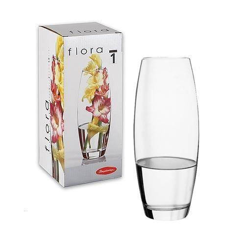 

Ваза PASABAHCE Flora Овал 260 мм 43966, Прозрачный
