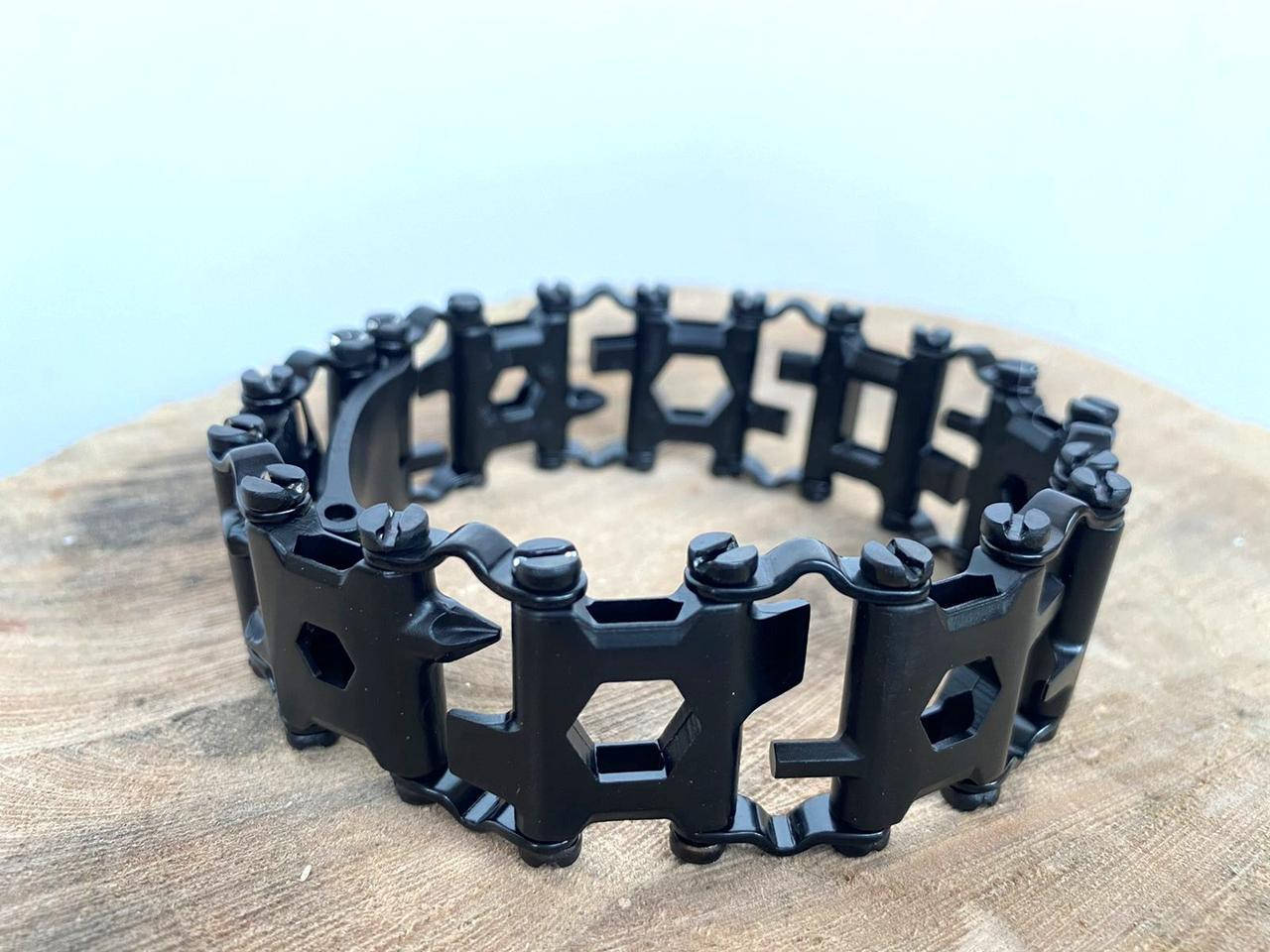 

Браслет мультитул DreamBell походный 29 в 1 в подарочной коробке черный