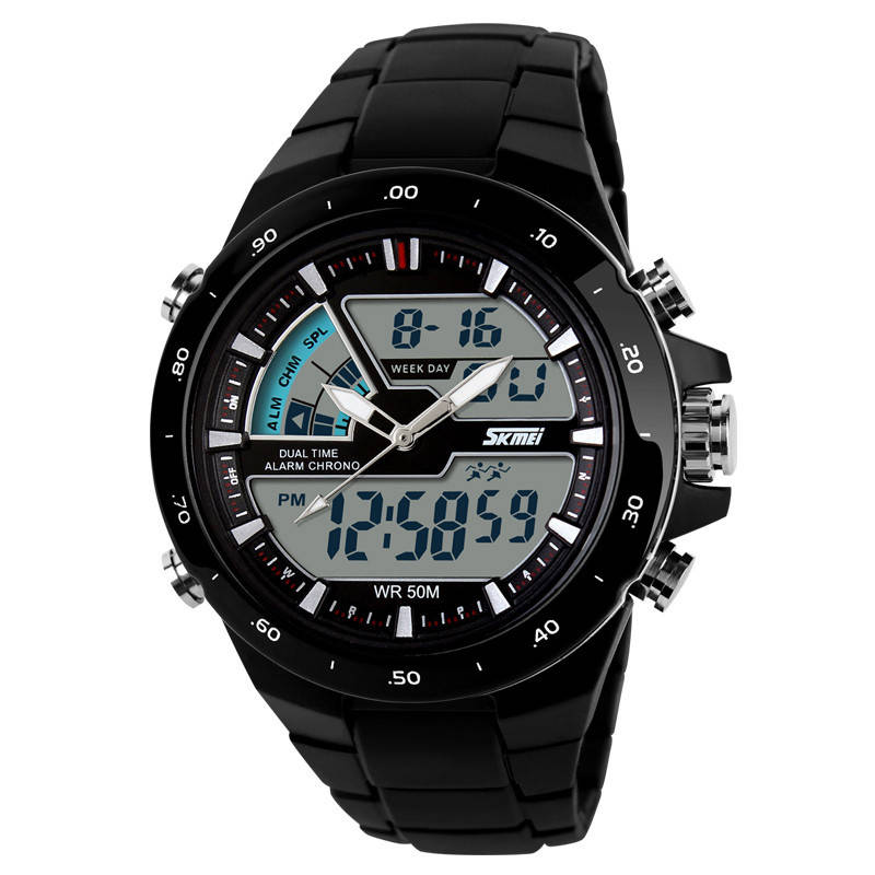 

Мужские спортивные часы Skmei Sport Dive (1016) черные