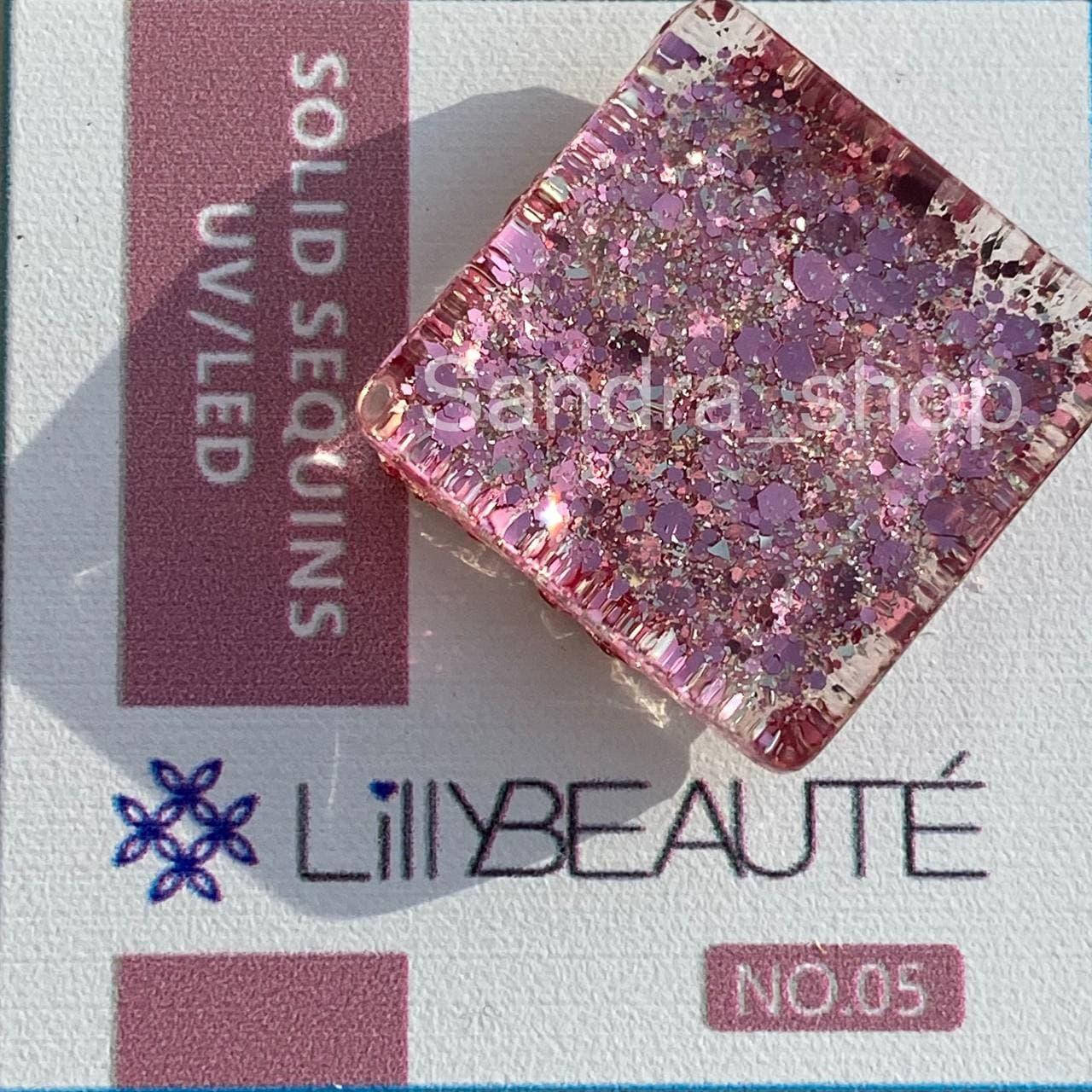 

Glitter Gel (Глиттер гель) Lilly Beaute №05 5g