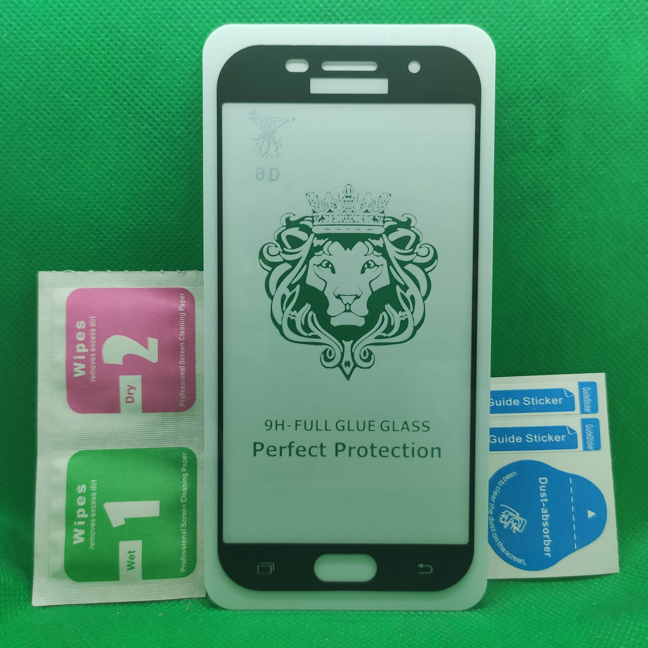 

Защитное стекло для Samsung Galaxy A5 2017 A520 Full Glue 9D 9H на весь экран телефона клей по всей, Черный