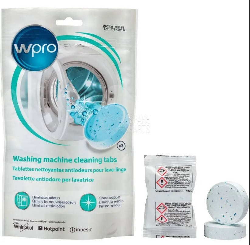 

Таблетки для дезинфекции стиральной машины Whirlpool