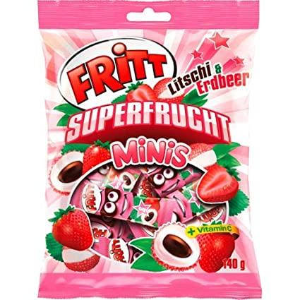

Fritt Superfruit Minis Lychee & Strawberry, 140g
