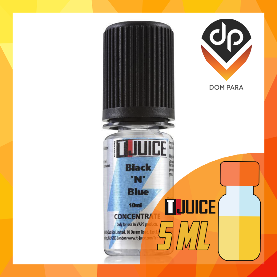 

Ароматизатор T-Juice Black `N` Blue | Черничный напиток с виноградом 5 мл