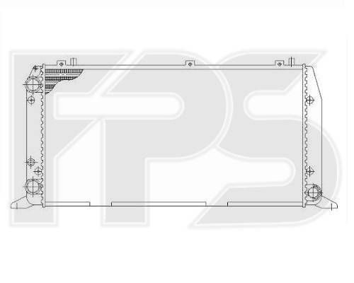 

Радиатор охлаждения двигателя Audi 100 C3 / Audi 200 (FPS) FP 12 A856