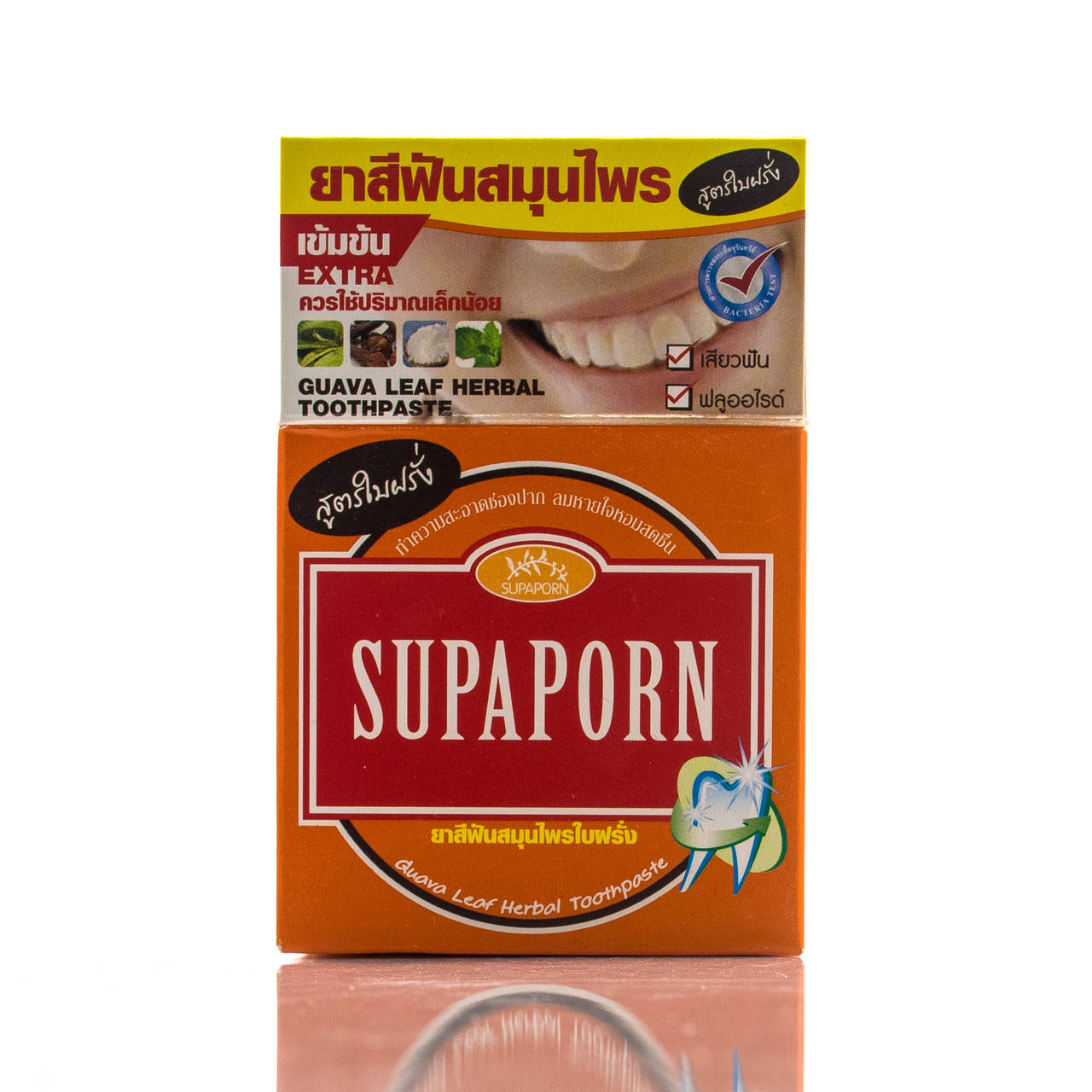 

Тайская зубная паста Supaporn с гуавой / Таиланд / 25 г.