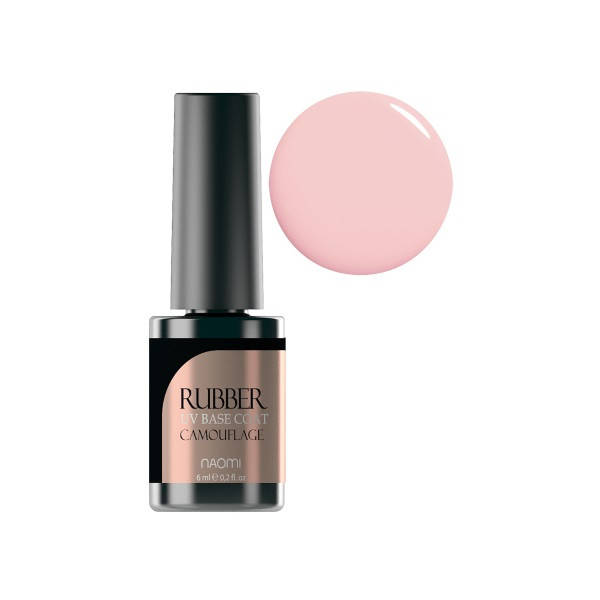 

Основа каучуковая для гель-лака Naomi Rubber Comouflage Base Coat №1 Розовый полупрозрачный 6 мл (6915Gu)
