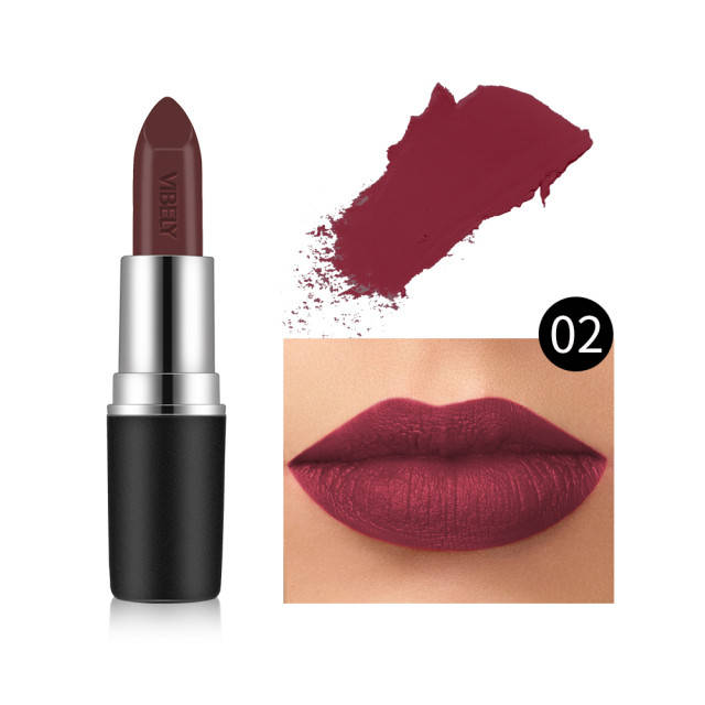 

Матовая губная помада Vibely Velvet Matte Lipstick #02, 8г