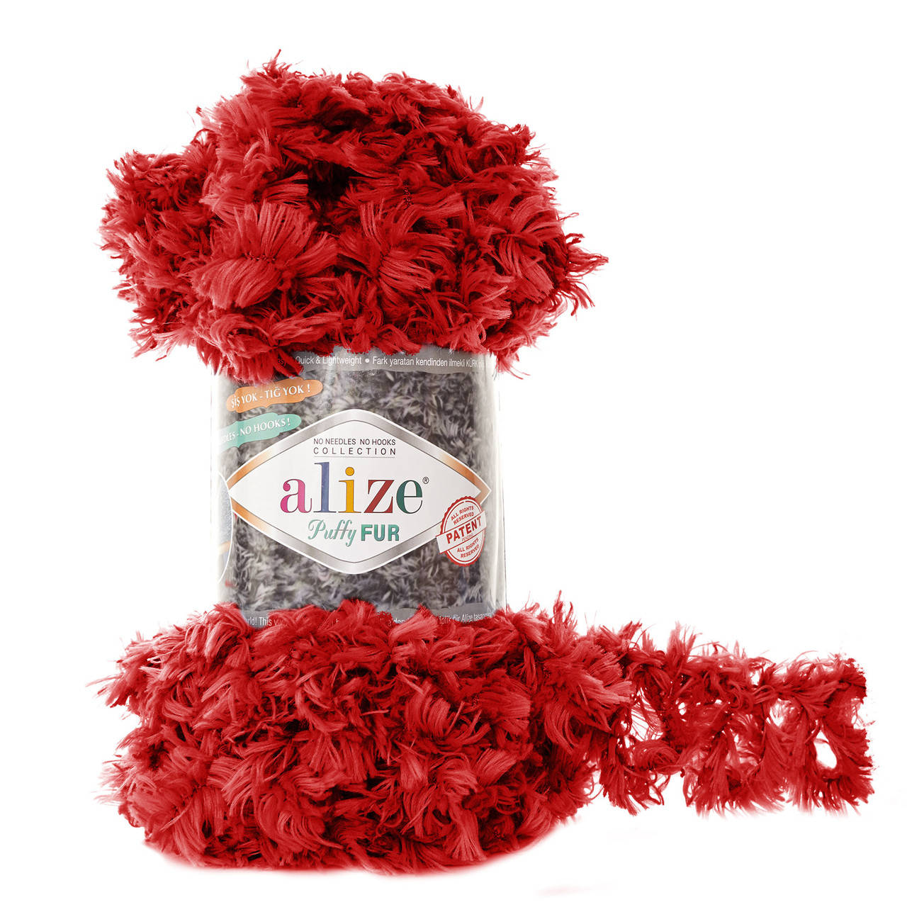 

Alize Puffy Fur № 6109 красный