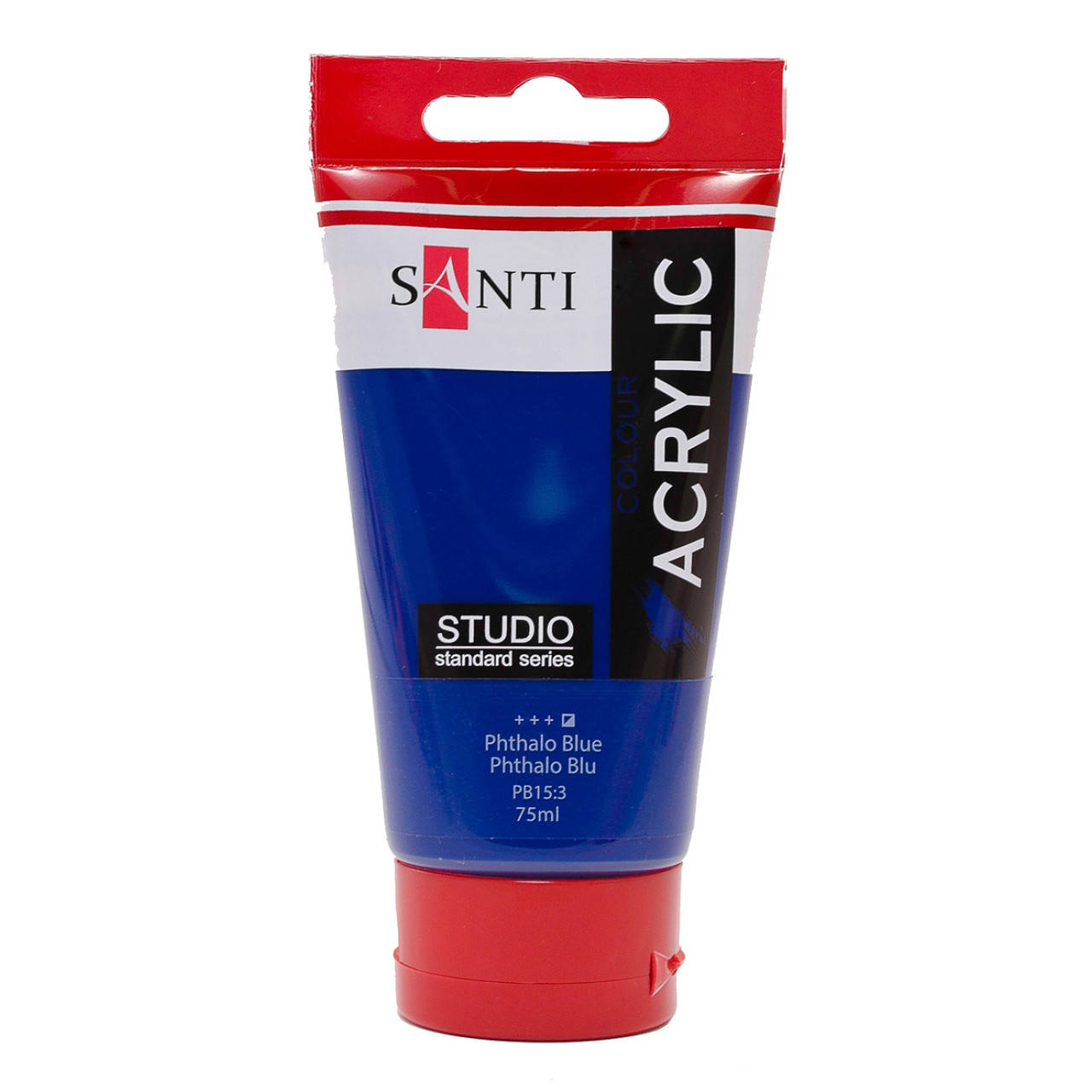 

Краска акрил. Santi Studio 75мл Голубая Ф.Ц., Голубой