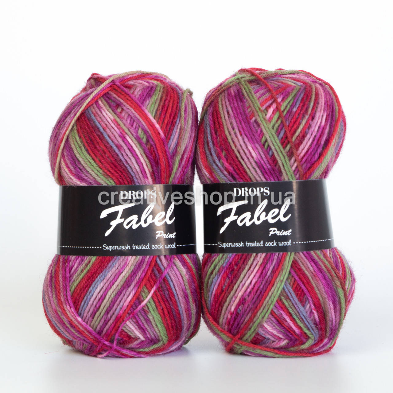 

Пряжа Drops Fabel Print (цвет 911 picnic)
