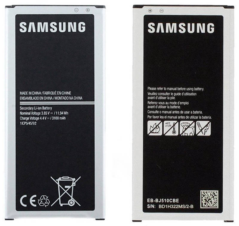 

Аккумулятор Samsung J510 Galaxy J5 / EB-BJ510CBC (3100 mAh) Батарея