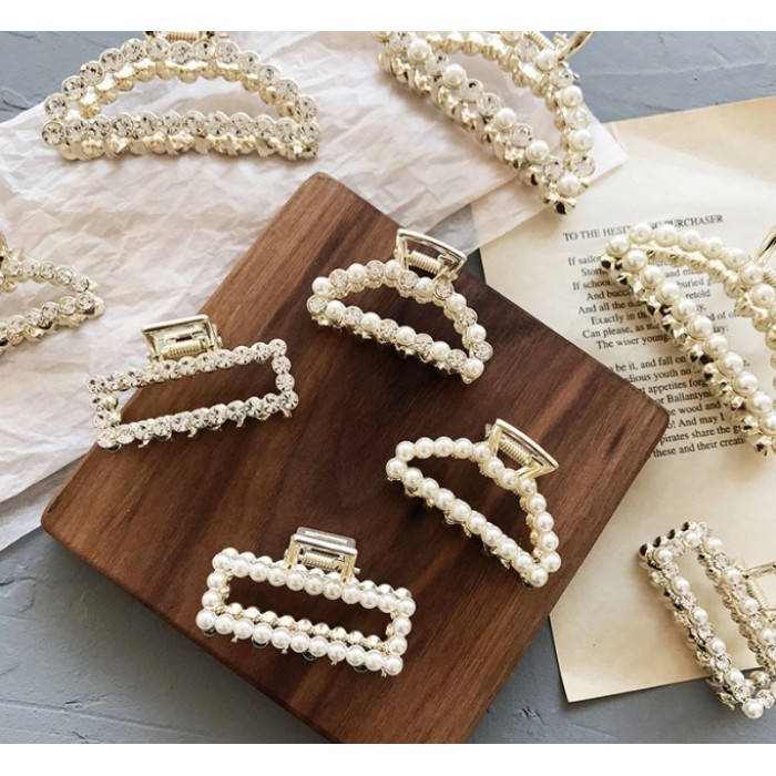 

Зажим для волос с жемчугом, 1 шт