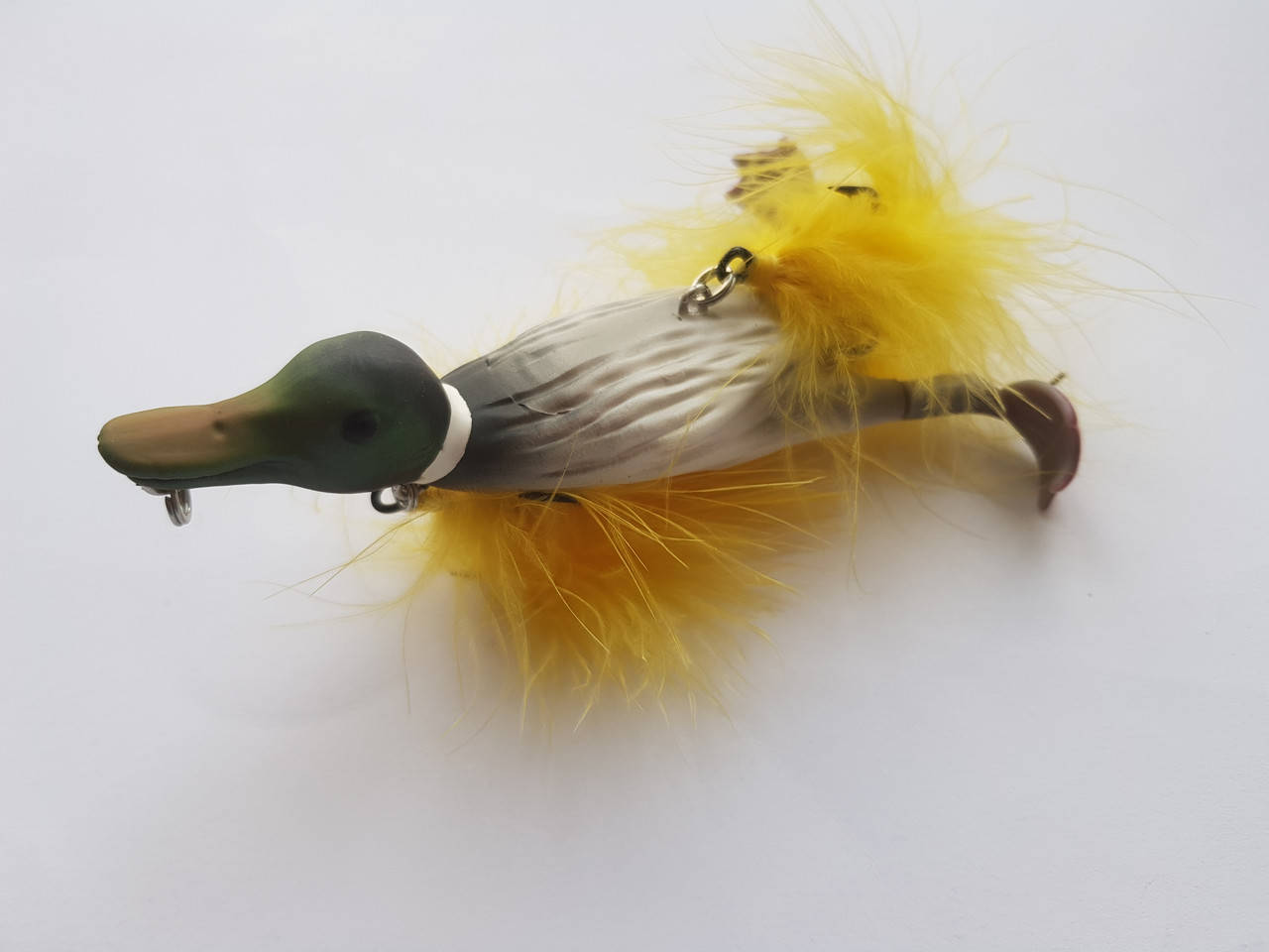 

Воблер Утка Suicide Stupid Duck 3D AllBlue цвет D, Белый