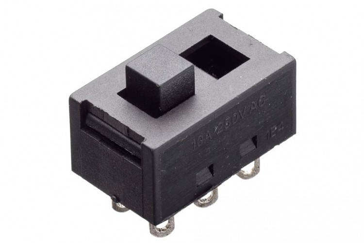 

Переключатель ползунковый 2 положения 6 контактов 10A 250V