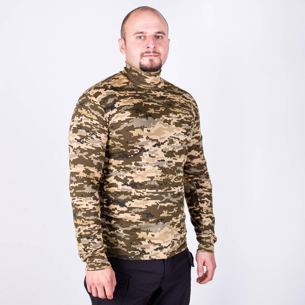 

Гольф утепленный, военный Пиксель ЗСУ, Песочный
