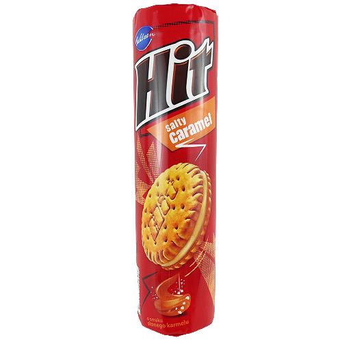 

Печиво Хіт солена карамель Hit salty caramel 220g 24шт/ящ (Код : 00-00003730)