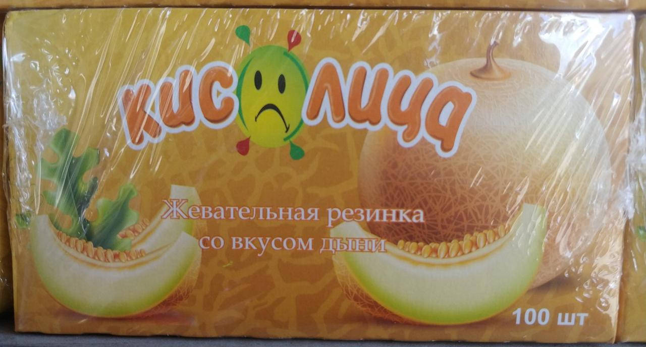 

Кислиця жувальна гумка зі смаком дині 100 штук