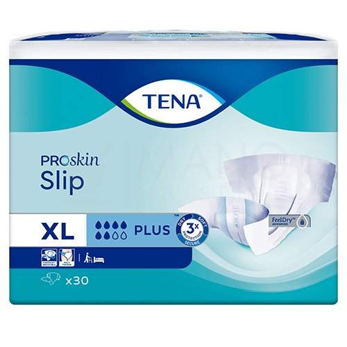 

Подгузники для взрослых Tena Slip Plus XL 30 шт (обхват талии 120-160 см.)
