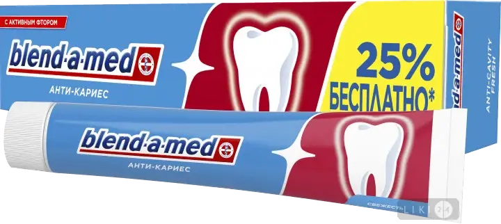 

Зубная паста Blend-a-med Анти-кариес Fresh, 125 мл