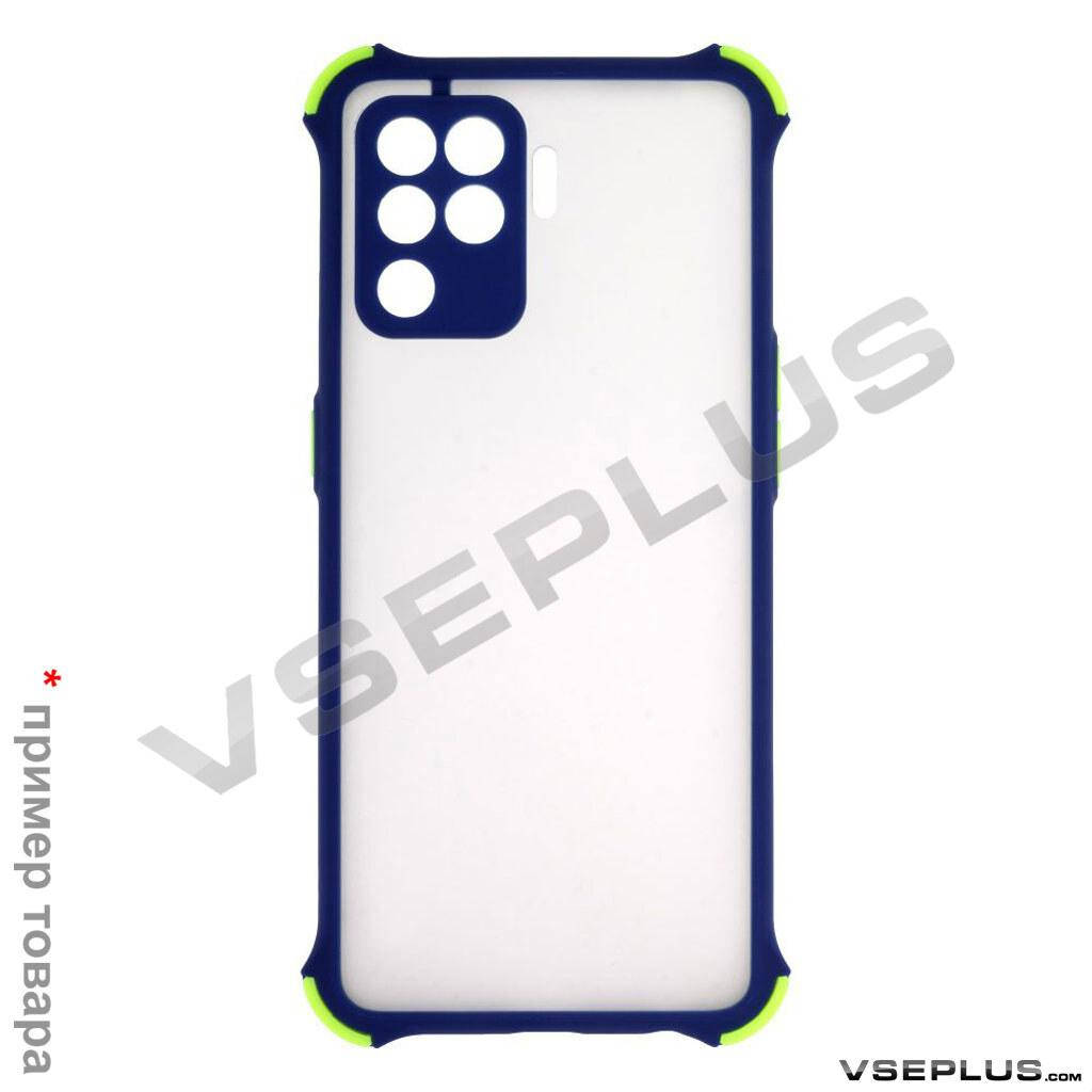 

Чехол (накладка) OPPO Reno 5 Lite, Armor Frame, синий
