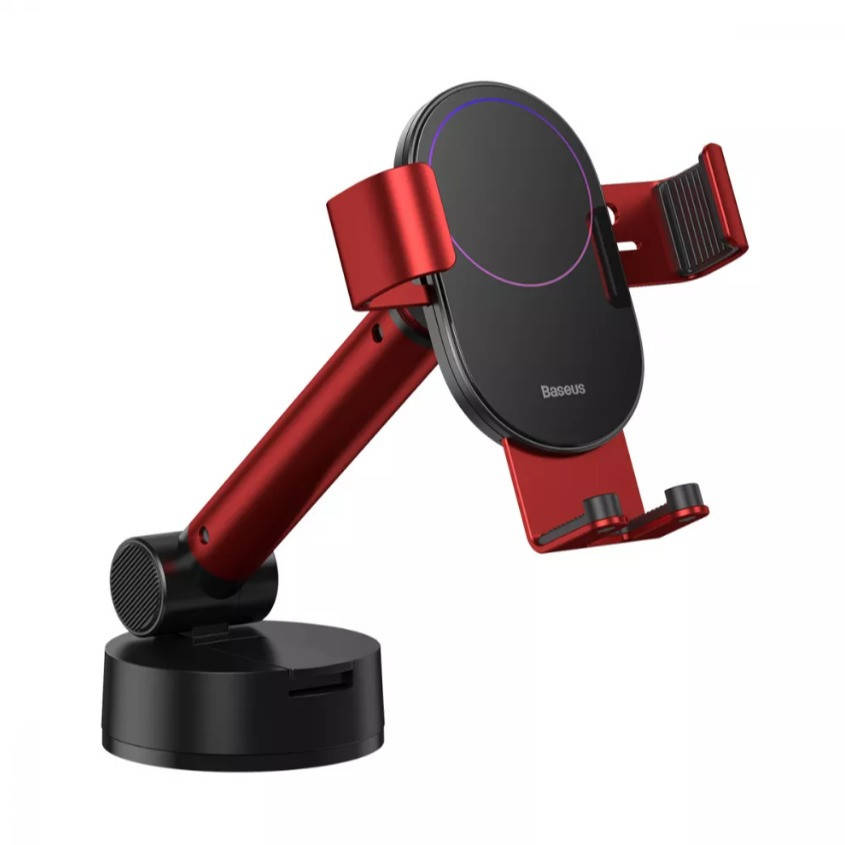 

Держатель для телефона в машину на вакуумной присоске Baseus Simplism gravity Red (SUYL-JY09), Красный