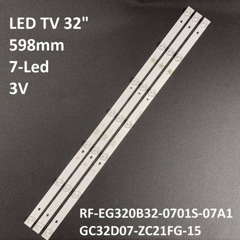 

LED підсвітка TV Ergo Philips inch 7led GC32D07-ZC21FG-15 303GC320038 (598mm) 3pcs=1set