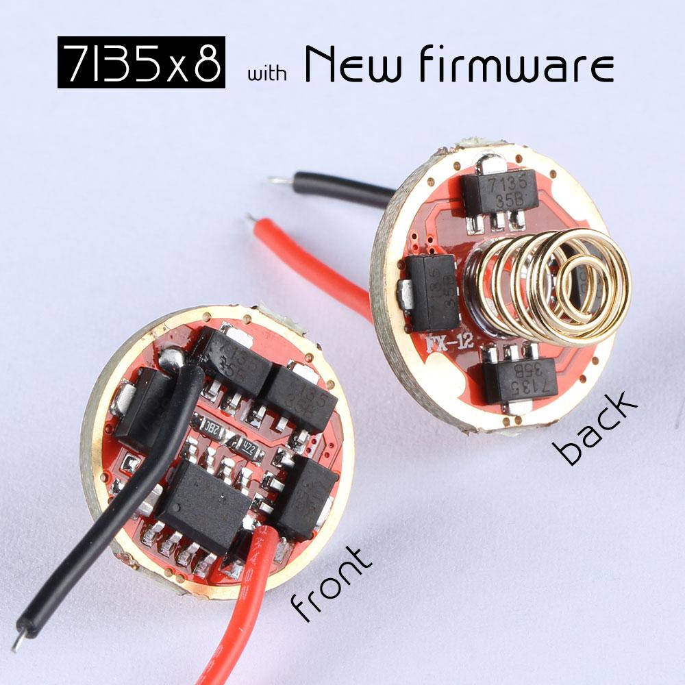 

Драйвер 8*AMC7135 (2,8 A, 1*Li-Ion) Biscotti от Convoy