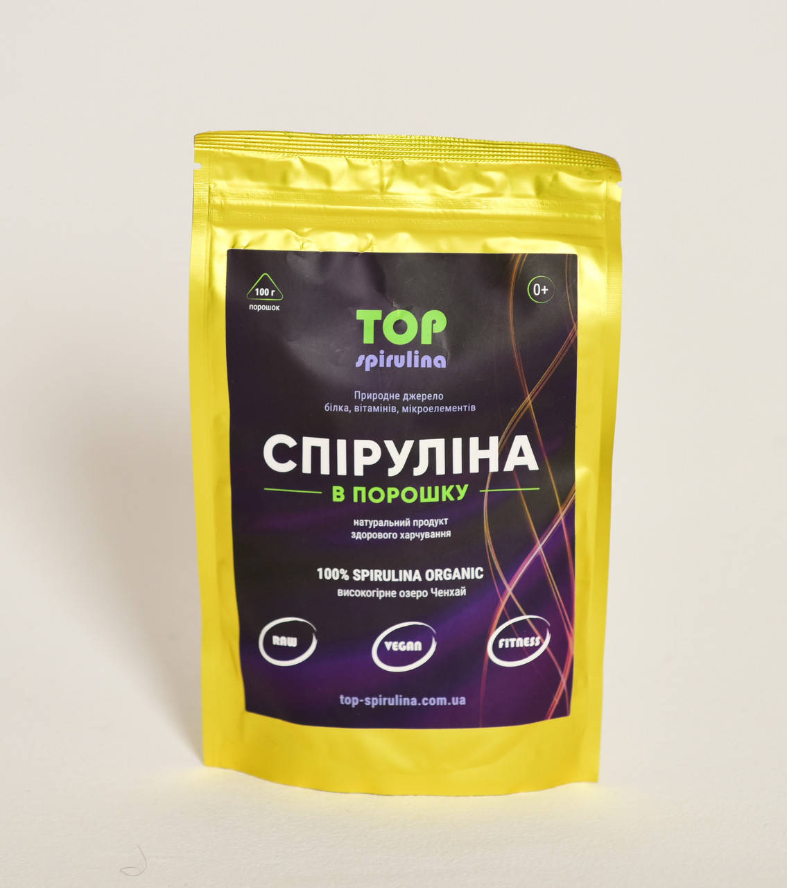 

Органическая ТОП Спирулина порошок 100 г, озеро Ченхай