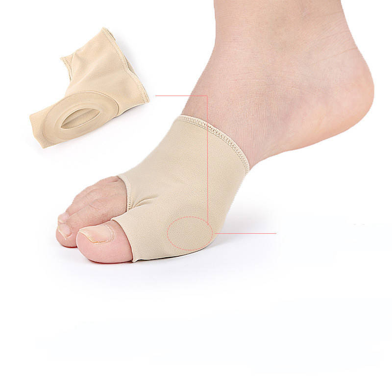 

Мягкий стягивающий бандаж для большого пальца стопы Hongxing 00-9 бежевый