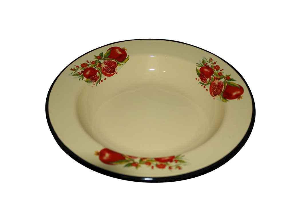 

Блюдо эмалированное 800 мл Гранат кремовый (I0406/2) IDILIA