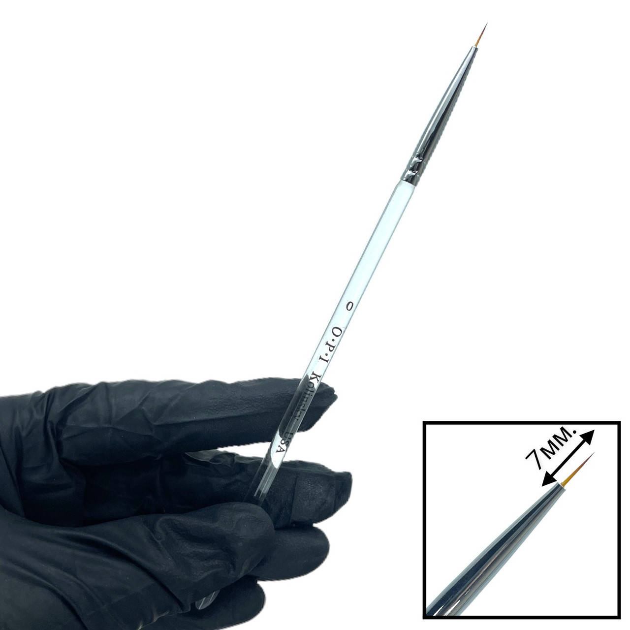 

Кисть OPI для дизайна ногтей. Для рисования мелких деталей. №0, Прозрачный