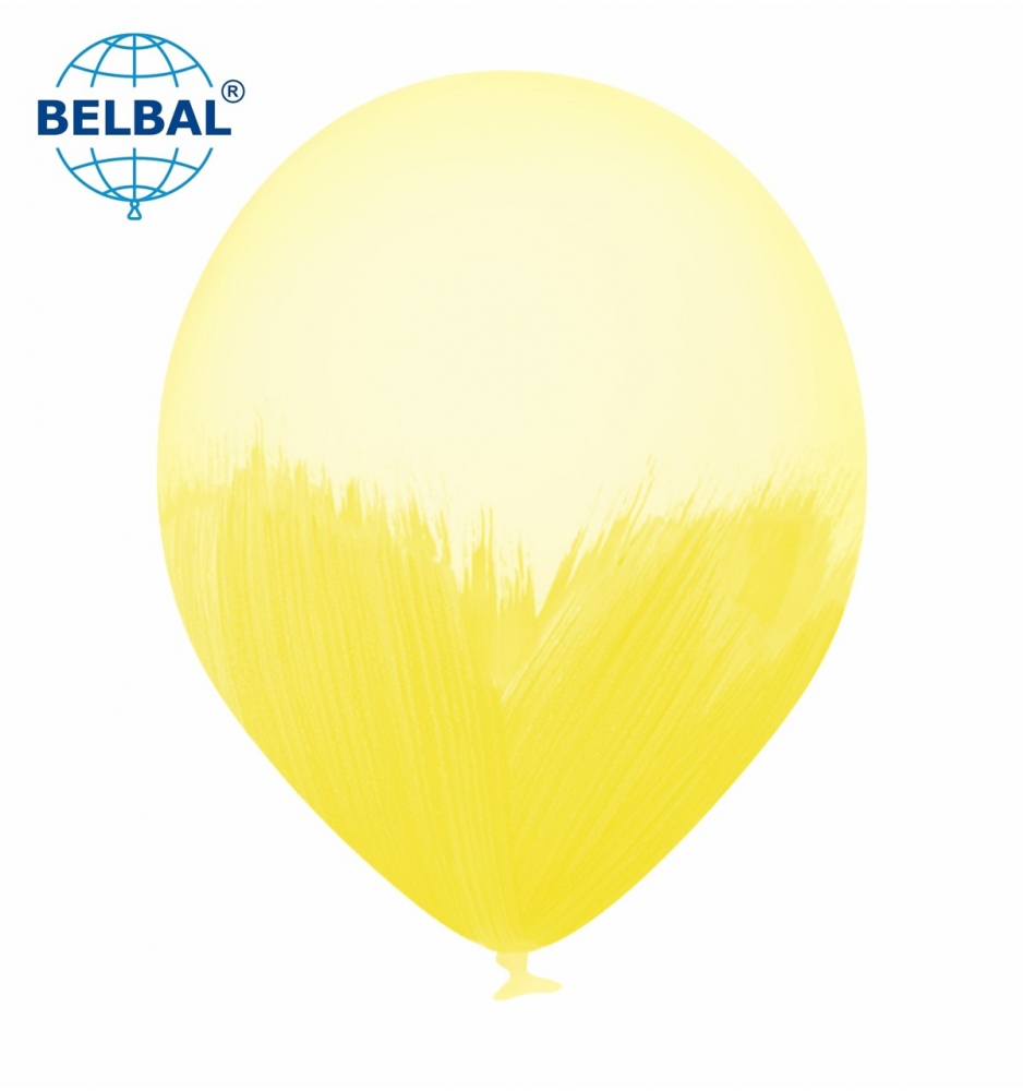 

Латексный шарик BELBAL 12" (30 см) BRUSH BUBBLE/ Браш кристал желтый