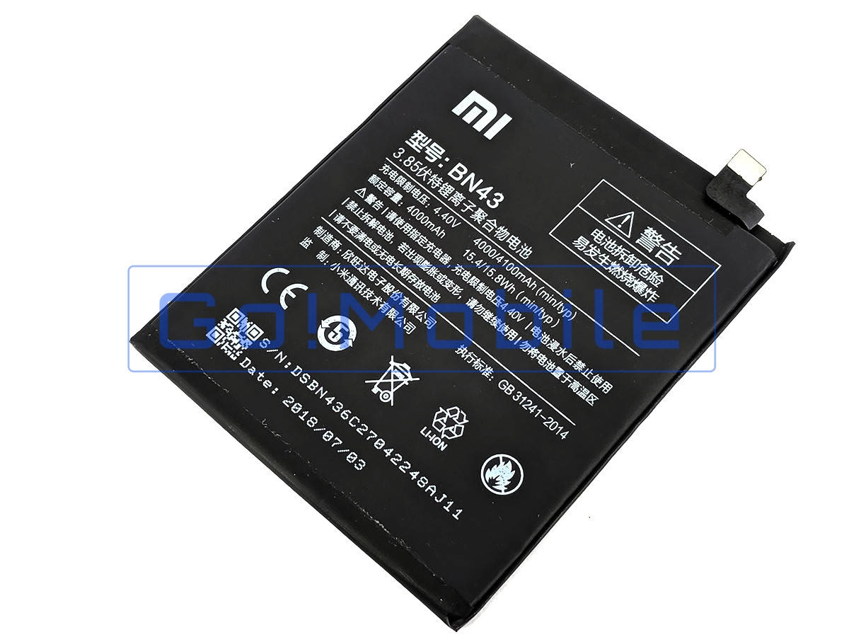 

Аккумулятор для Xiaomi BN43, Xiaomi Redmi Note 4X AAA тех.уп.