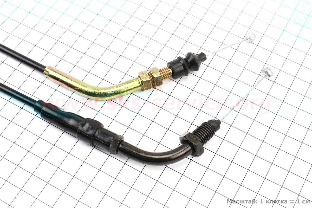 

Трос газа на скутер 4Т-150сс крепление верхнее с резьбой 200см