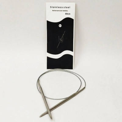 

80см 6мм спицы вязальные металлические, на тросике (СИНДТЕКС-1327)