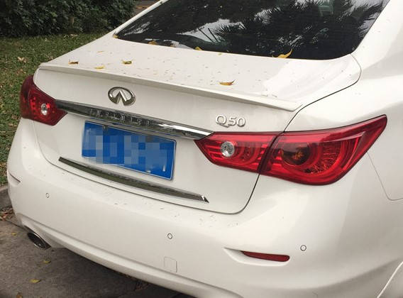 

Спойлер багажника ( лип спойлер, сабля ) Infiniti Q50 2013+ г.в. ABS пластик