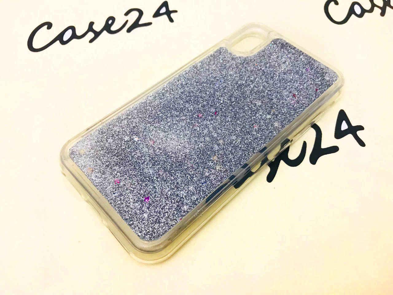 

Перетекающий TPU чехол Star для Apple iPhone X (4 цвета) серебристый
