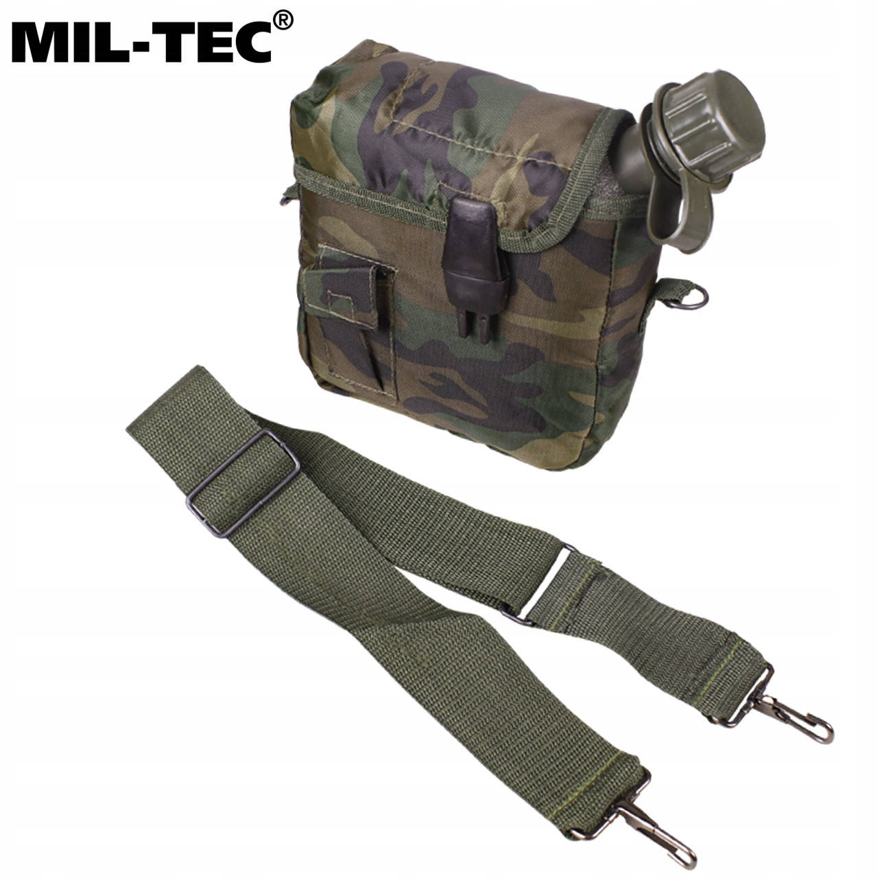 

Тактическая фляга, Буклак для воды 2 л Mil-Tec US ARMY 2QT