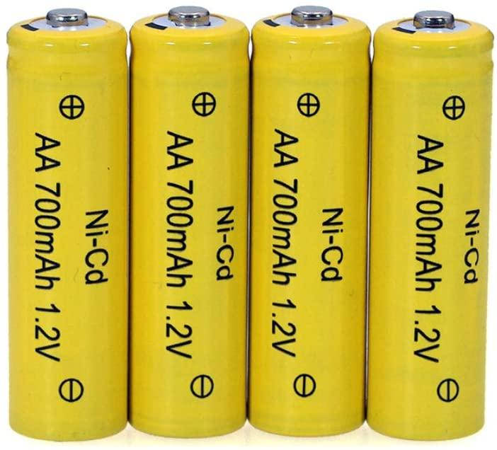 

Акумулятор NI-Cd AA 700 mAh 1.2V пальчик