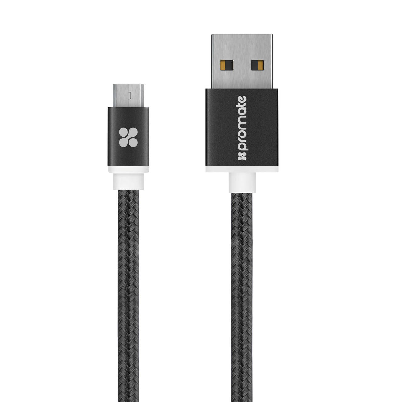 

Кабель Promate linkMate-U2M USB-microUSB 1.2 м Black, Черный